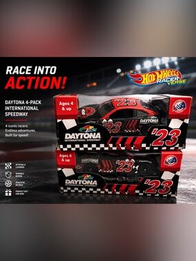 Daytona Speedway Coke Red Racing Car Collectible #23 die-cast